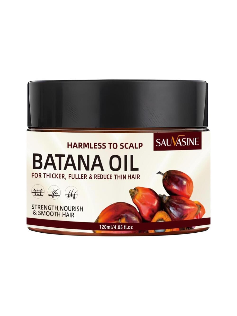 SAUVASINE Batana Oil for Thicker Fuller Hair 120ml - Nourish & Strengthen